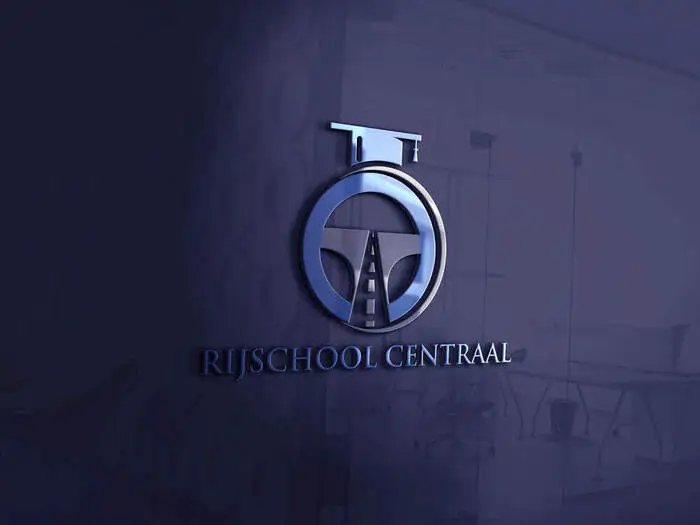 rijschool centraal 3d logo